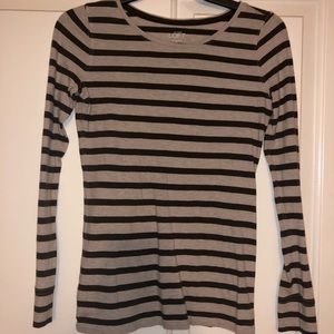 Ann Taylor Loft Striped Long Sleeve